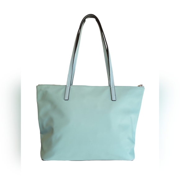 EUC Kate Spade Hayden Top Zip Tote Pale Green Shoulder Bag - Picture 3 of 11